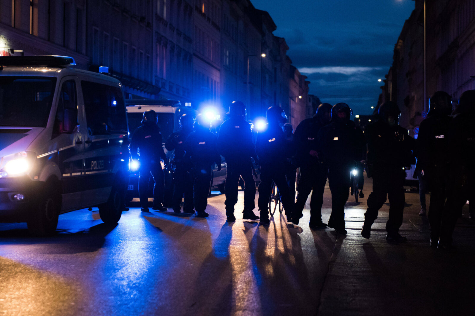 Polizist:innen im Einsatz